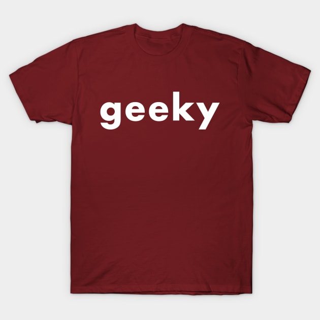 geeky T-Shirt by foxfalcon